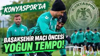 Konyaspor’da Başakşehir maçı öncesi yoğun tempo!