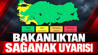 Bakanlıktan 'sağanak' uyarısı