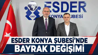 ESDER Konya Şubesi’nde bayrak değişimi
