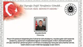 Silah kazasında yaralanan asker şehit oldu