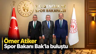 Ömer Atiker Spor Bakanı Bak'la buluştu