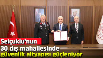 Selçuklu’nun 30 dış mahallesinde güvenlik altyapısı güçleniyor