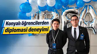 Konyalı öğrencilerden diplomasi deneyimi