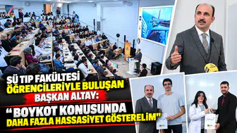 Başkan Altay, Selçuk Üniversitesi'nde öğrencilerle buluştu