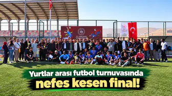 Yurtlar arası futbol turnuvasında nefes kesen final!