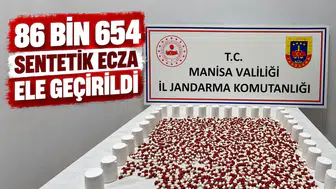 86 bin 654 sentetik ecza ele geçirildi