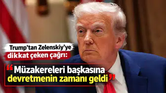 Trump’tan Zelenskiy’ye Dikkat Çeken Çağrı: “Müzakereleri Başkasına Devretmenin Zamanı Geldi”