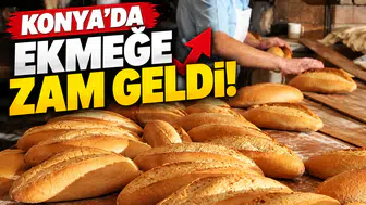 Konya'da ekmeğe zam geldi