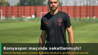 Konyaspor maçında sakatlanmıştı! Gençlerbirliği'nden sezonu kapatan Goutas'a geçmiş olsun mesajı
