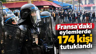 Fransa'daki eylemlerde 174 kişi tutuklandı
