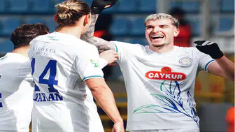 Rizespor deplasmanda galip!