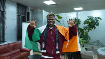 Emmanuel Agbadou Beşiktaş için İstanbul'da