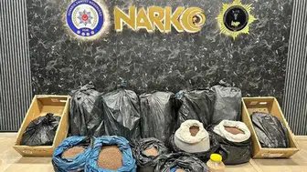 Kahveye emdirilmiş 374 kilo 600 gram uyuşturucu ele geçirildi