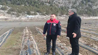 Taşkın yaşanan Gembos Ovası'nda inceleme