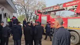 Evde çıkan yangında çift öldü