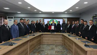 Konya Terziler Odası’nda mazbata sevinci