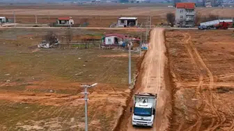 Mevsim engel değil: Konya ilçesinde yol çalışmaları hız kesmiyor