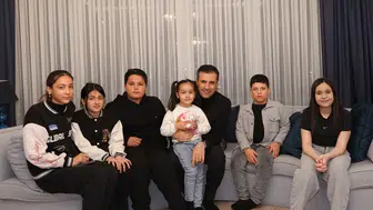 AK Parti İl Başkanı misafirlerini evinde ağırladı