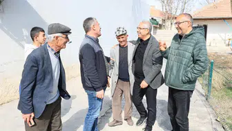 Masada değil sahada! Konyalı Başkan çalışmaları yerinde inceledi