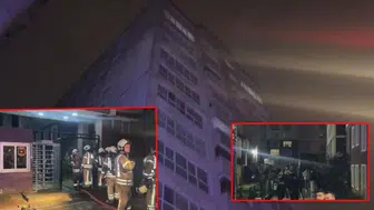 14 katlı binada yangın