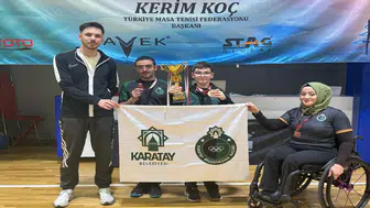 Paralimpik masa tenisi takımından 5 madalya