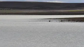 Konya'daki Küçük Göl 4 yıl aradan sonra su tutmaya başladı