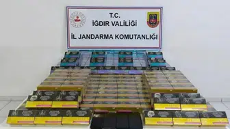 3 bin elektronik sigara ve kaçak telefon ele geçirildi