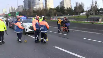 Şoföre önce otomobil ardından cip çarptı