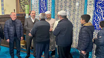 Başkan Altay Berat Kandili bereketine eşlik etti