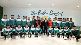 Karatay’dan çifte şampiyonluk! Sporculardan Başkan Kılca'ya ziyaret