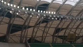 Büyükşehir stadyumu ışıl ışıl! Işıklandırmaları yenilendi