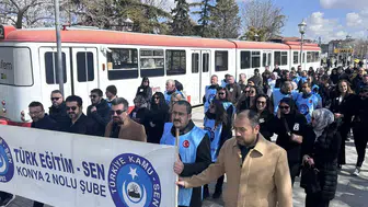 Konya'da iş bırakma eylemi: TES sokakta!