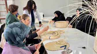 KOMEK’te doğal şıklık: Rattan sanatı ilgi görüyor