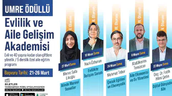 Umre ödüllü “Evlilik ve Aile Gelişim Akademisi” başlıyor