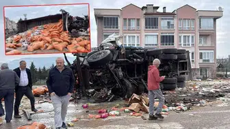 Kamyon, 4 araca çarptı: 19 yaralı