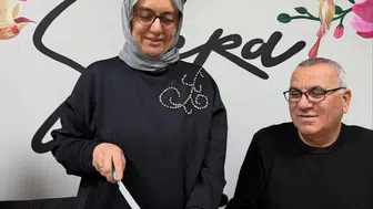 Peker çiftinin mutlu günü