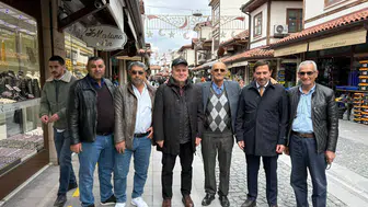 Başkan Kılca ve Konya Milletvekili Baykan esnafın sorunlarını dinledi