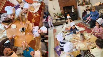 AŞKAN ANAOKULU’NDA MİNİKLERDEN RAMAZAN PİDESİ ÇALIŞMASI