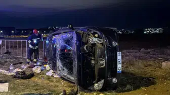 Selçuklu'da 2 araç çarpıştı, 6 kişi yaralandı!