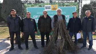Başkan Altay'dan, çiftçilere fidan desteği