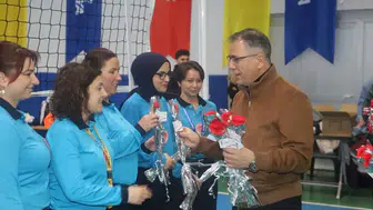 Konya'da kadın sporculara 8 Mart kutlaması