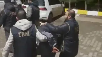 Terör örgütü pankartı açan 6 şüpheli gözaltına alındı