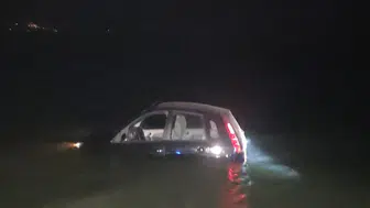 Otomobil göle düştü: 1 yaralı