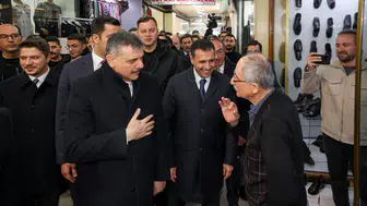 İçişleri Bakanı Çiftçi Konya’da esnaf ve vatandaşlarla buluştu