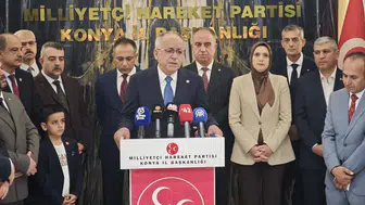 MHP Konya’da bayramlaşma coşkusu: Salon doldu taştı