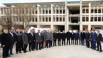 Başkan Altay ve Bakan Çiftci Konya’daki İmam Hatip Lisesi inşaatını inceledi