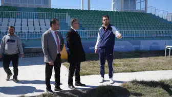Konya İl Müdürü spor tesisini denetledi!