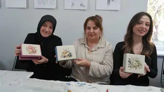Konya'da kadınların emeği sanata dönüştü