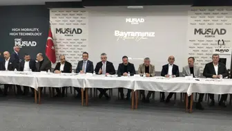 Konya iş dünyası bayramlaştı
