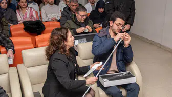 Selçuk Üniversitesinde akıllı baston eğitimi ve teslimi